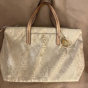 pinky&dianne logo hand tote bag